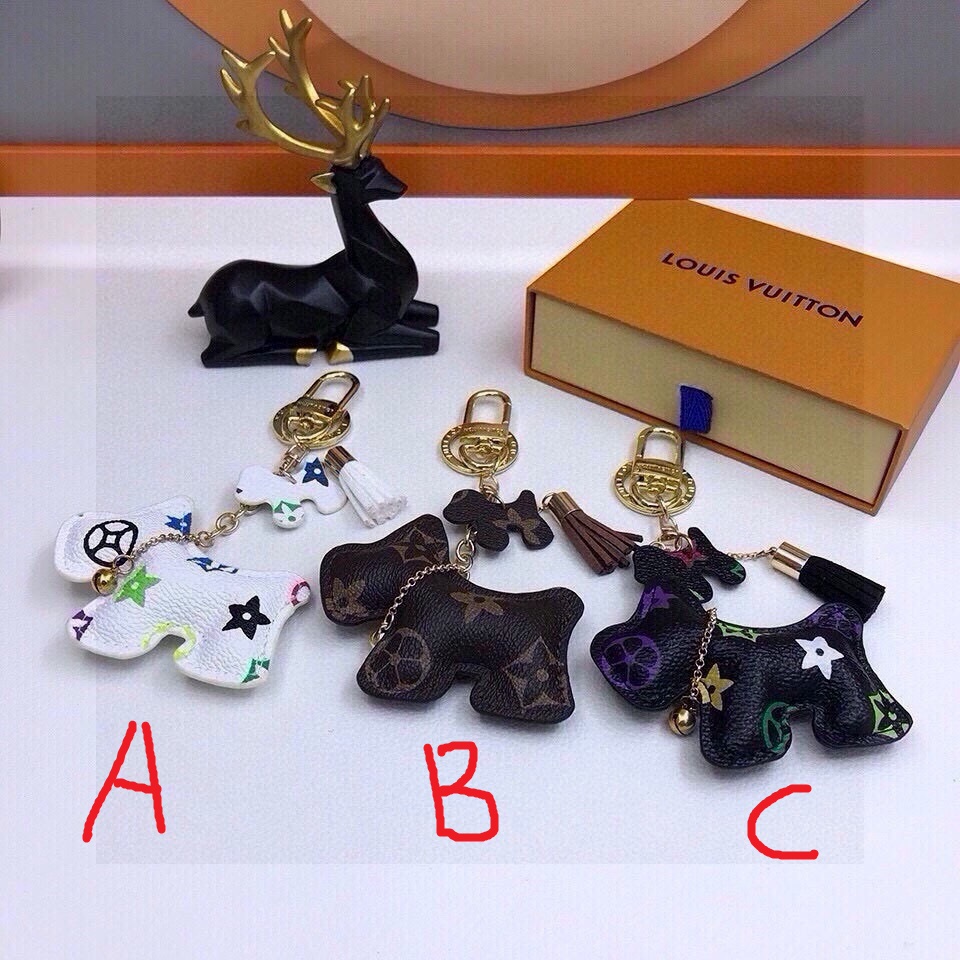 【LV旗艦店】ルイ・ヴィトン スコティッシュテリア犬モチーフ バッグチャーム・キーホルダー