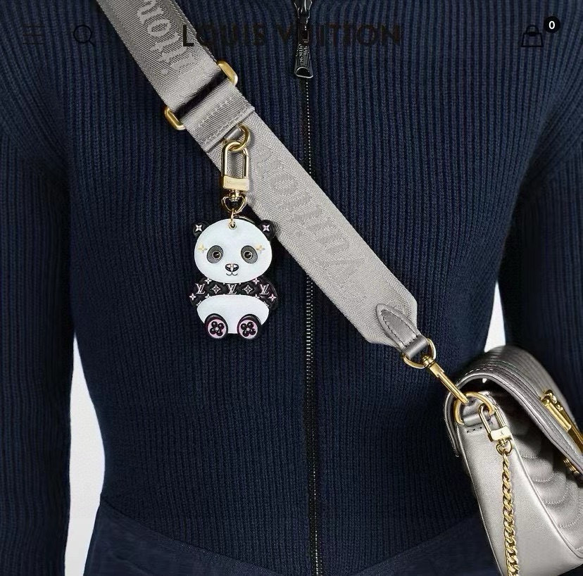【LV旗艦店】ルイ・ヴィトン LV パンダ バッグチャーム・キーホルダー M00993