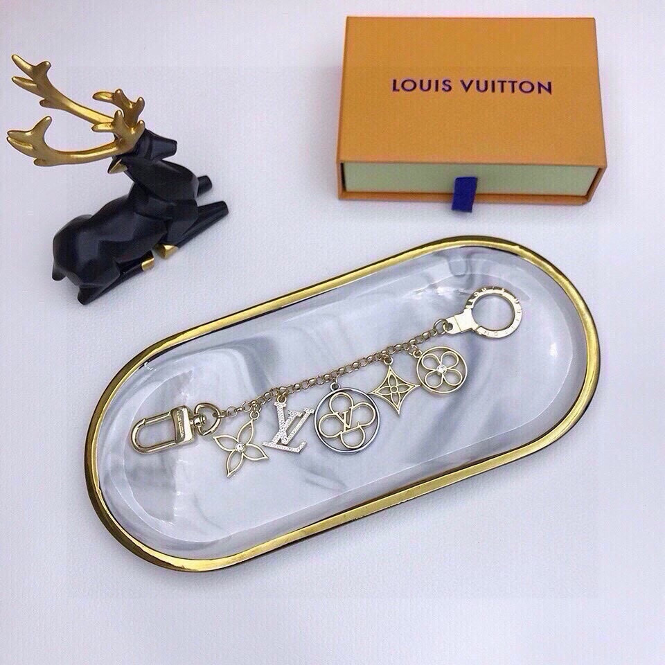 【LV旗艦店】ルイヴィトン LV フラワーチェーンバッグチャーム M68998