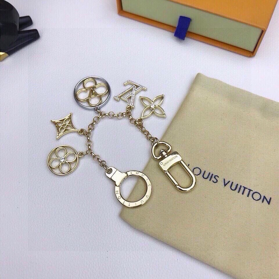 【LV旗艦店】ルイヴィトン LV フラワーチェーンバッグチャーム M68998