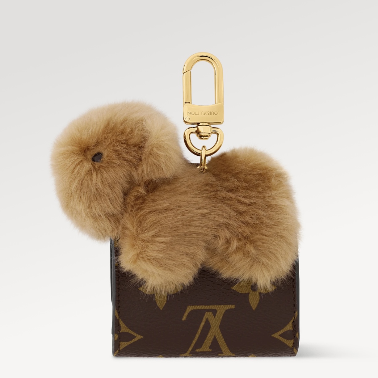 【LV旗艦店】ルイ・ヴィトン LV カピバラ ドール イヤホンバッグチャーム 2色展開、M02956