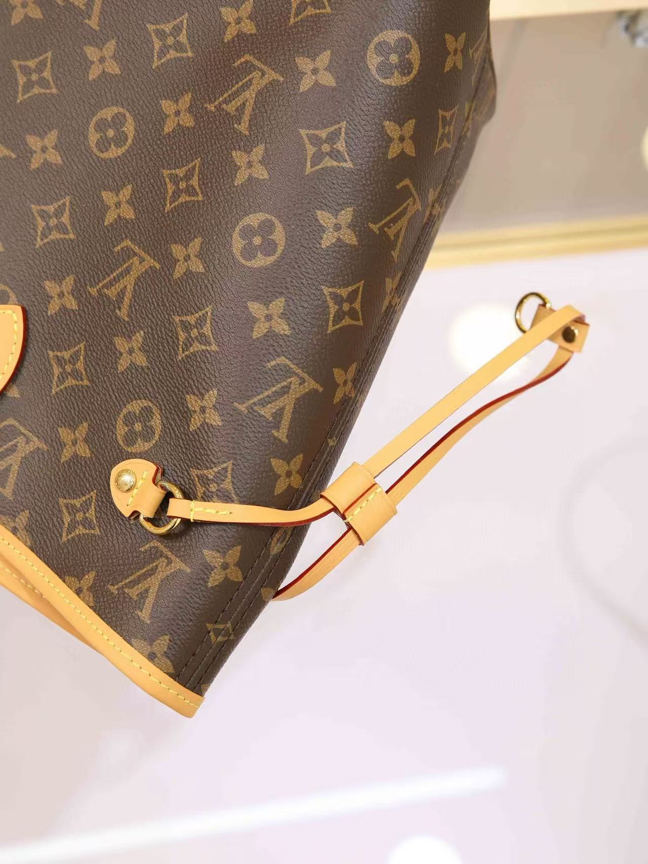 LOUIS VUITTON LV ネヴァーフル MM 日本店人気 No.1 通勤トート 学生 OL ママ万能バッグ M46987