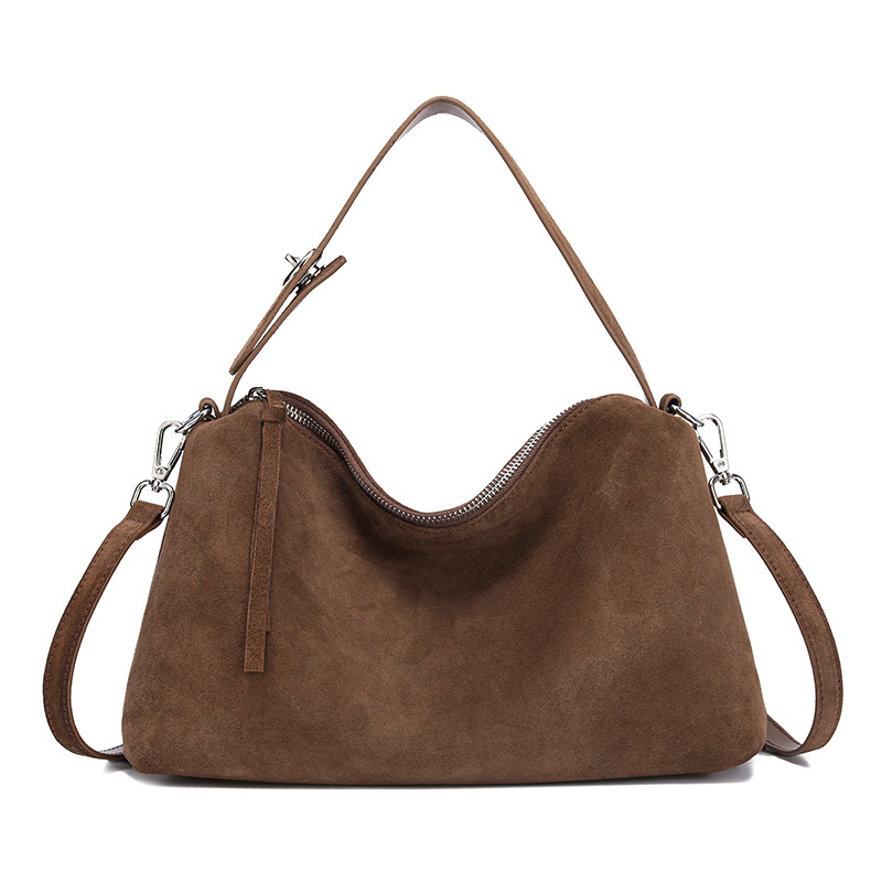 Soft Matte Leather Pillow Tote Bag
