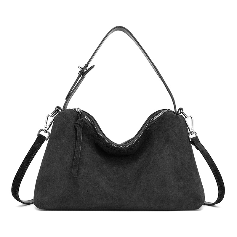 Soft Matte Leather Pillow Tote Bag