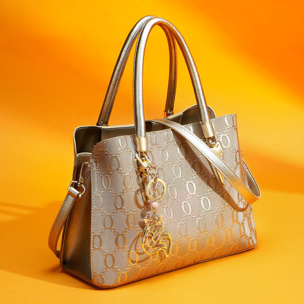 Monogram Jacquard Tote Handbag