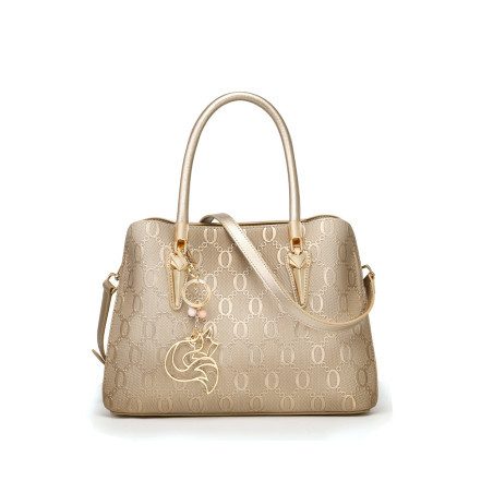 Monogram Jacquard Tote Handbag