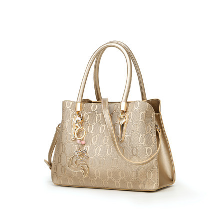 Monogram Jacquard Tote Handbag