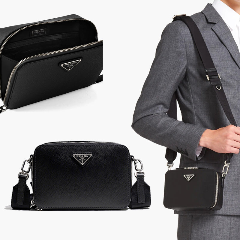 PRADA Prada ブリック サフィアーノレザー حقيبة