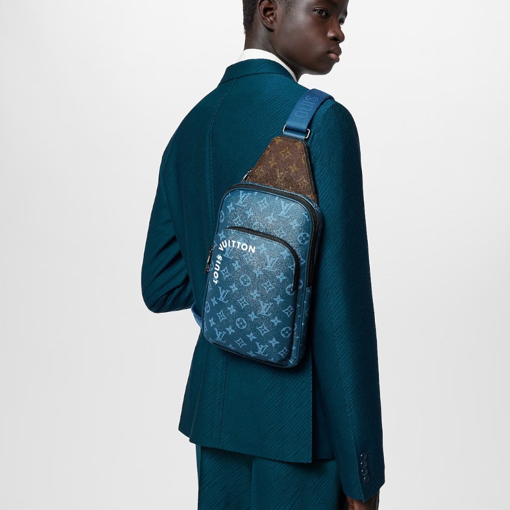 LOUIS VUITTON 新作 Louis Vuitton ボディحقيبة ショルダーحقيبة أزرق-BRAND OFF