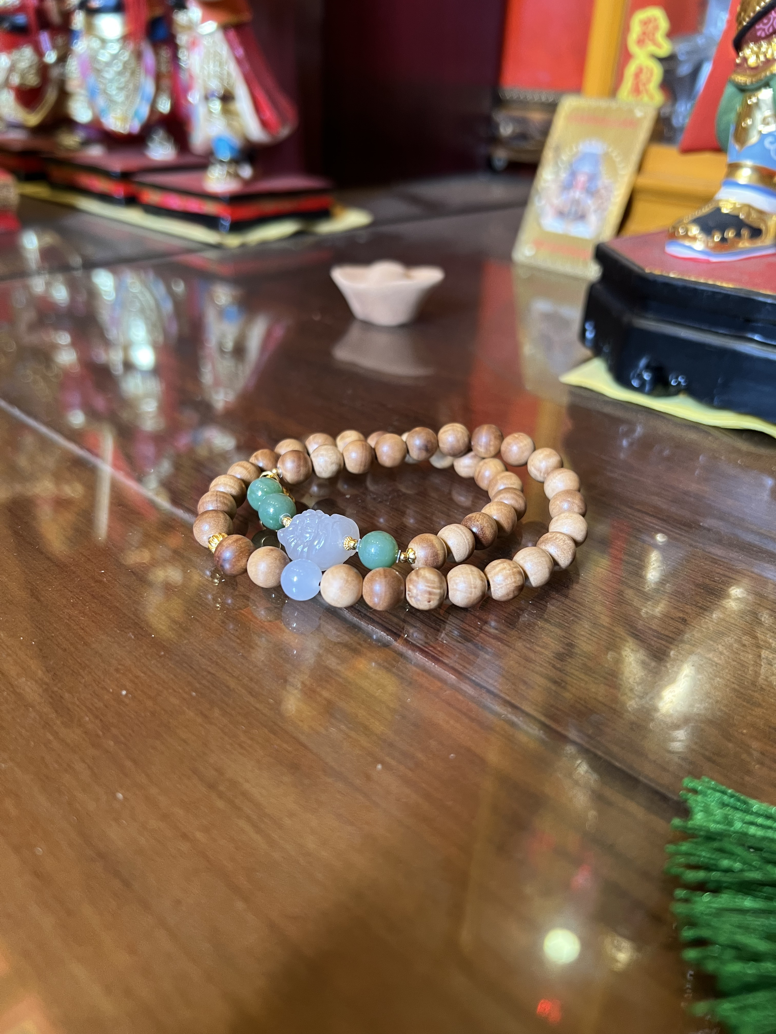醒狮手串双圈 | 祥瑞守护，招财辟邪✨
