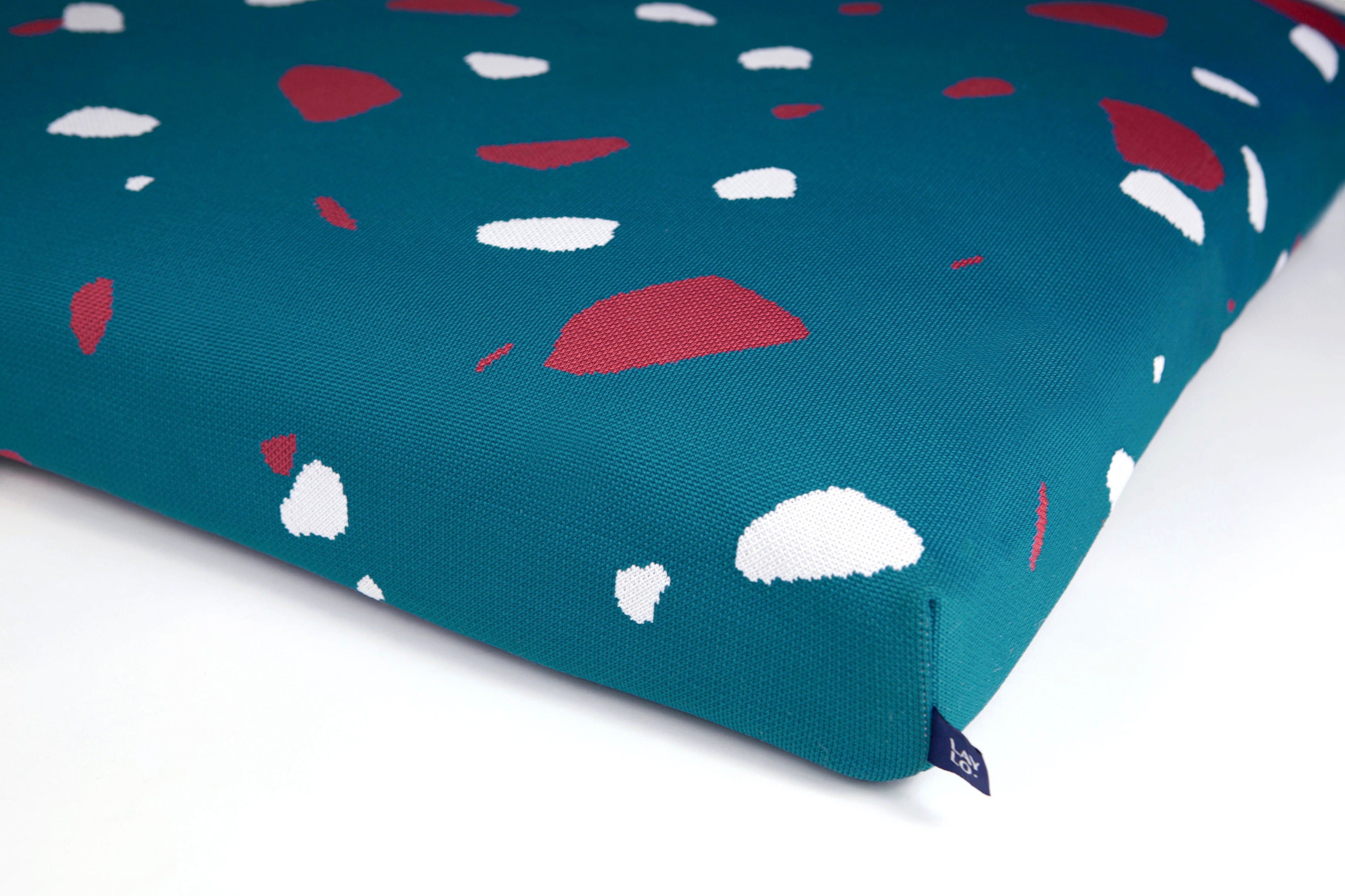 Terrazzo Orthopedic Dog Bed, Washable Dig-Proof Cover