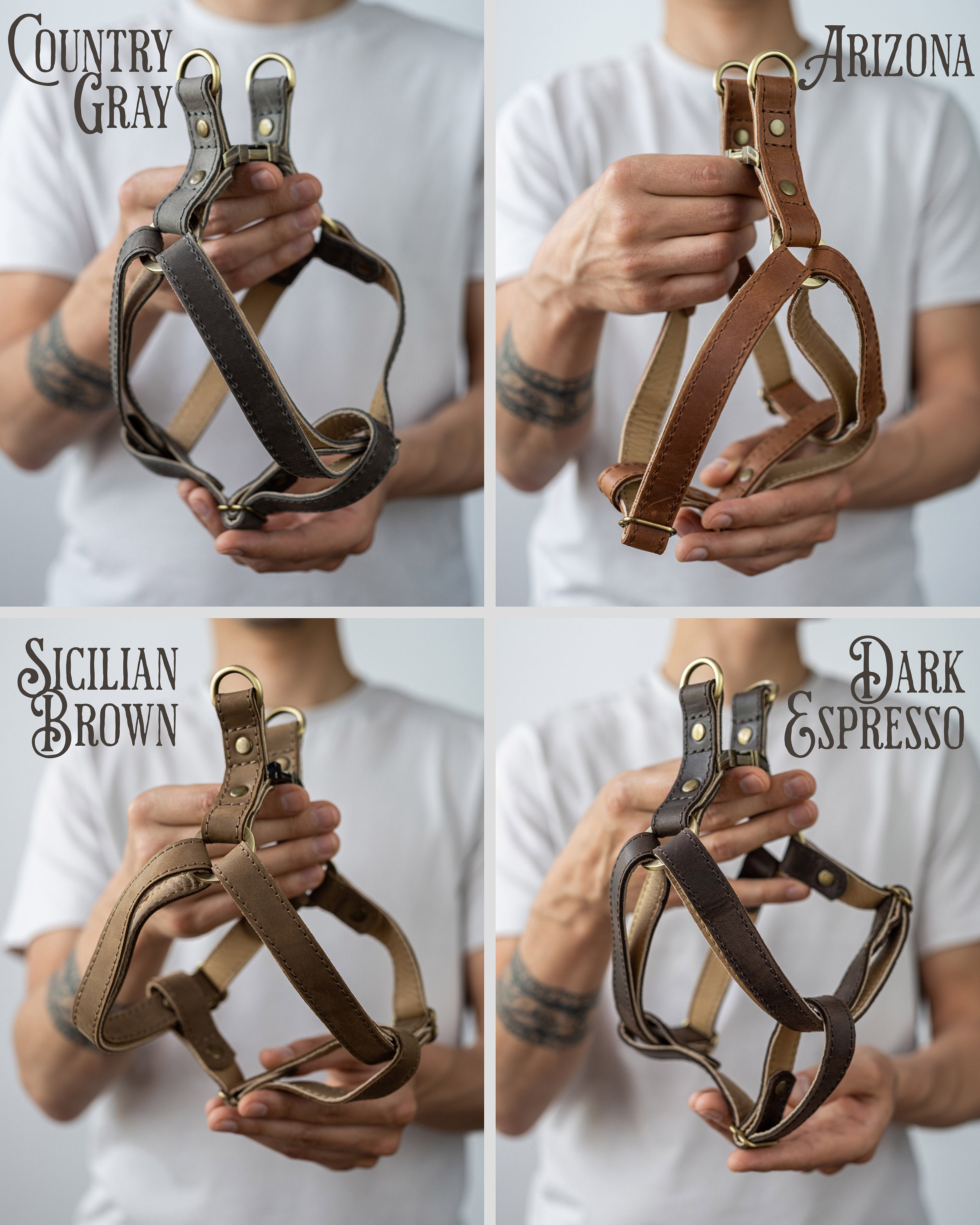 Leather Dog Harness