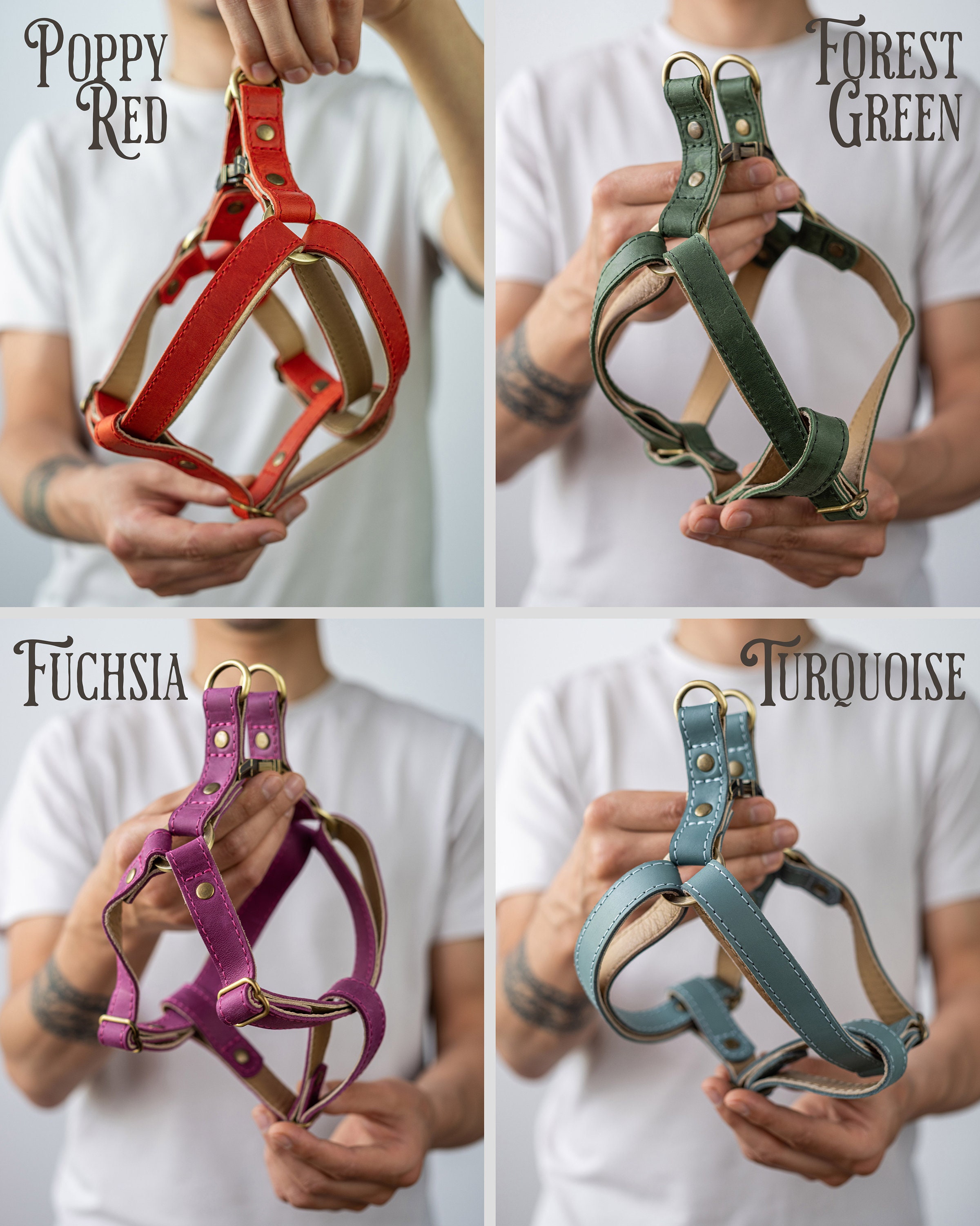 Leather Dog Harness