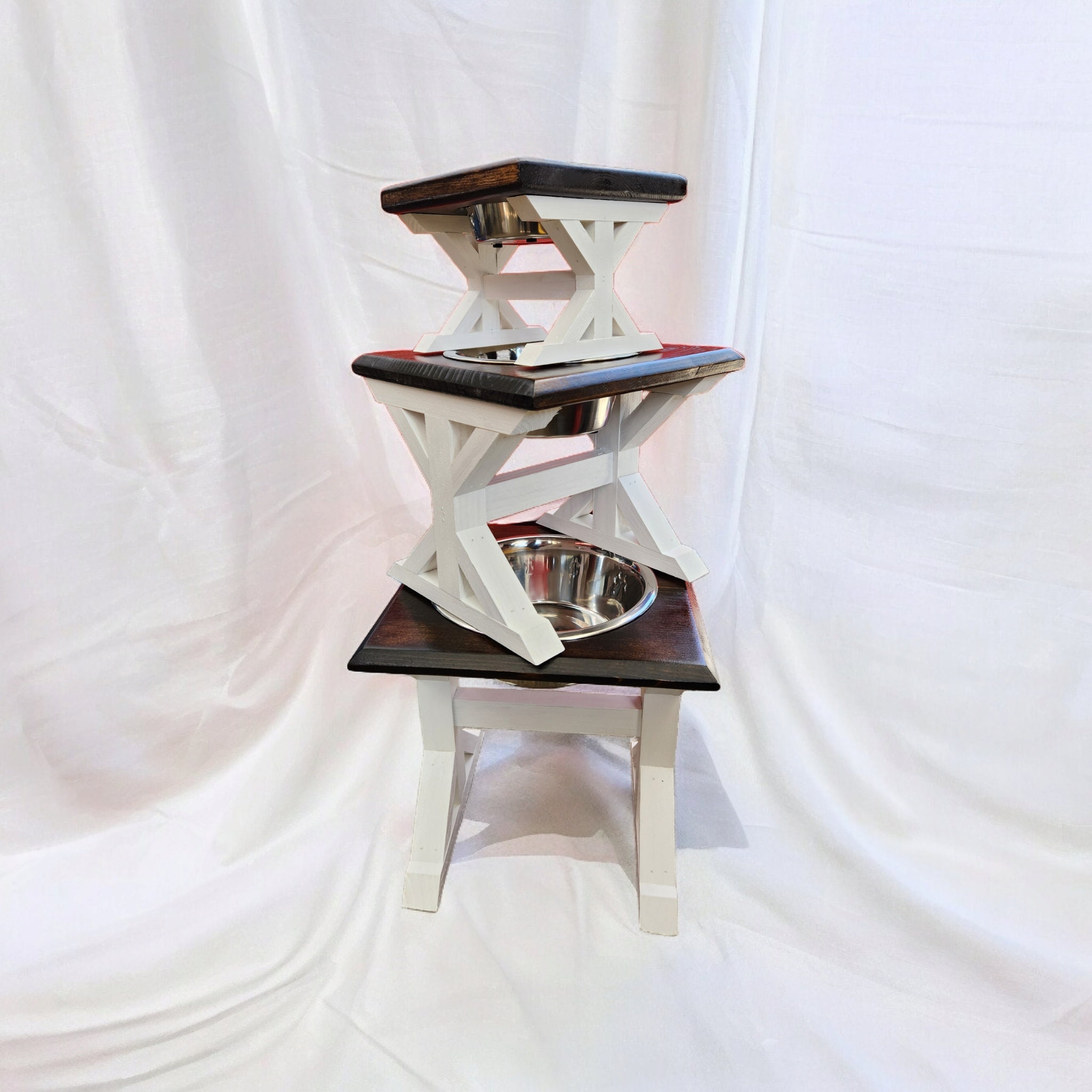 Single Raised Pet Feeders