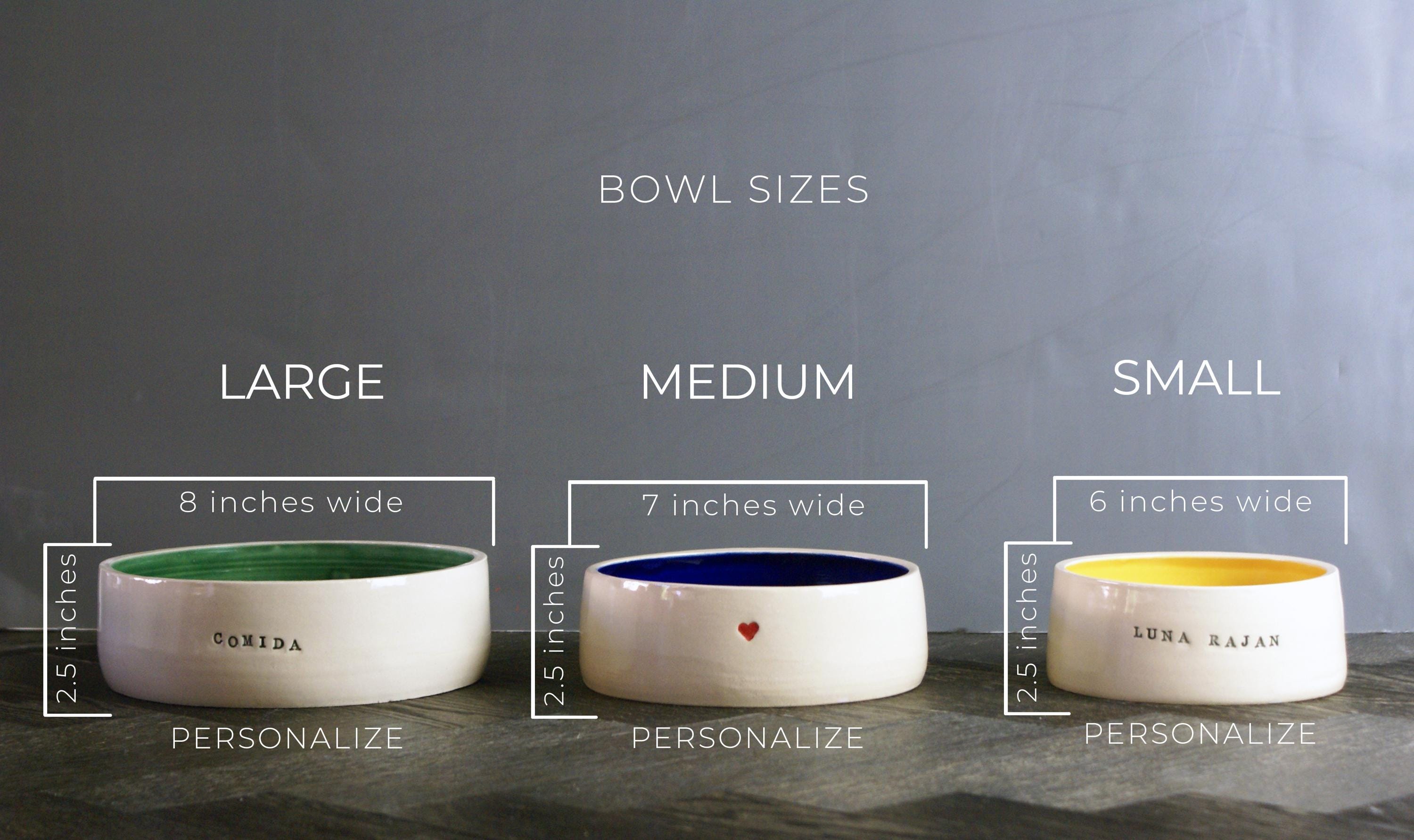 Personalized Ceramic Pet Bowl