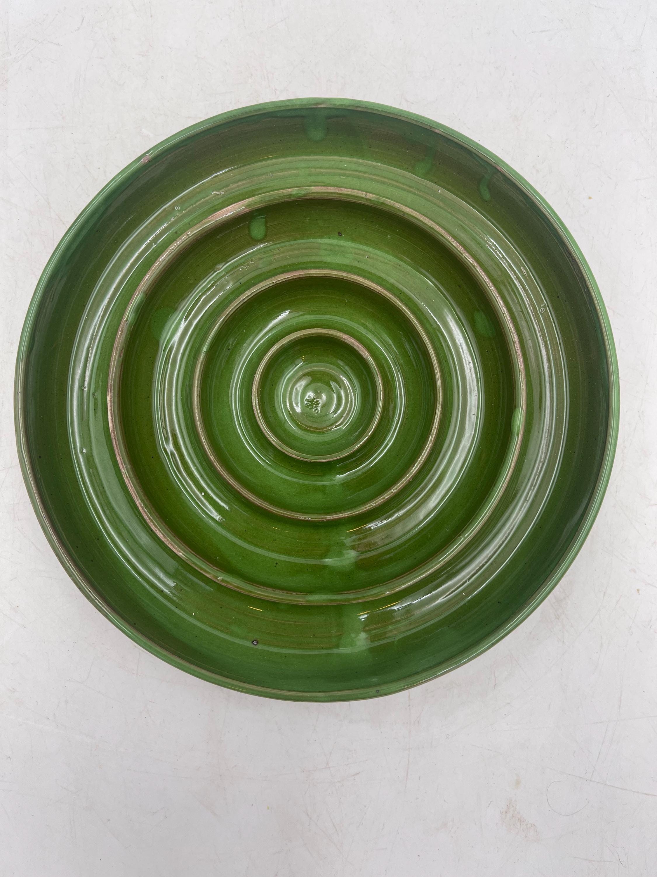 Handmade Ceramic Slow Feeder Bowl for Dogs and Cats
