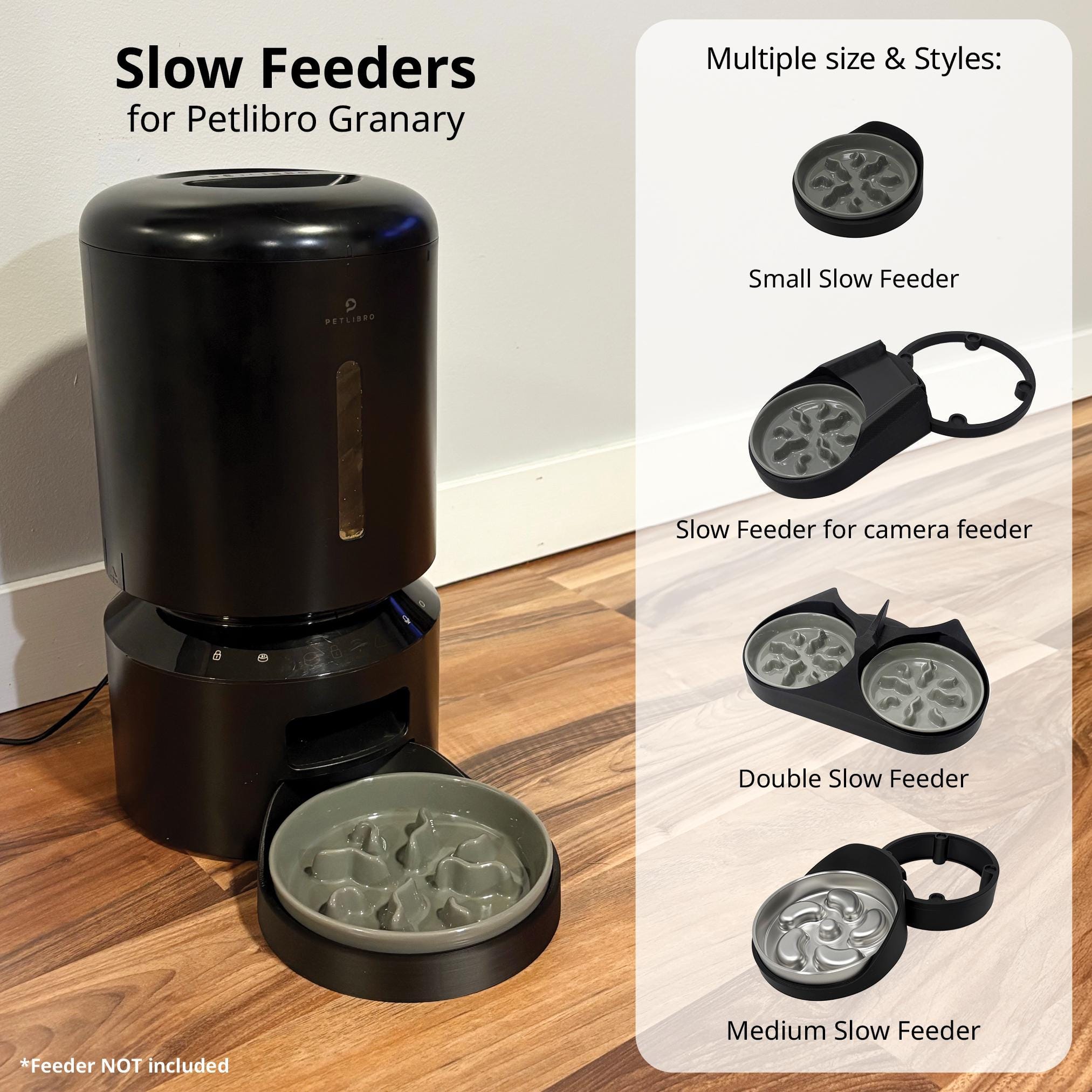 Slow Feeder Adapter for PETLIBRO Granary Automatic Pet Feeder