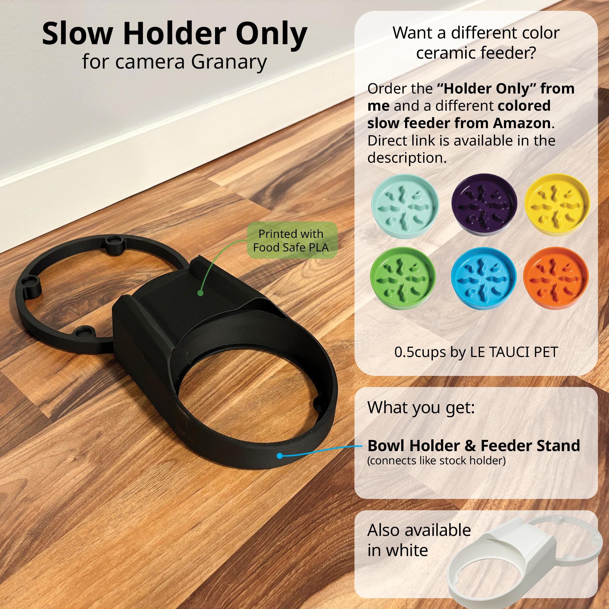 Slow Feeder Adapter for PETLIBRO Granary Automatic Pet Feeder