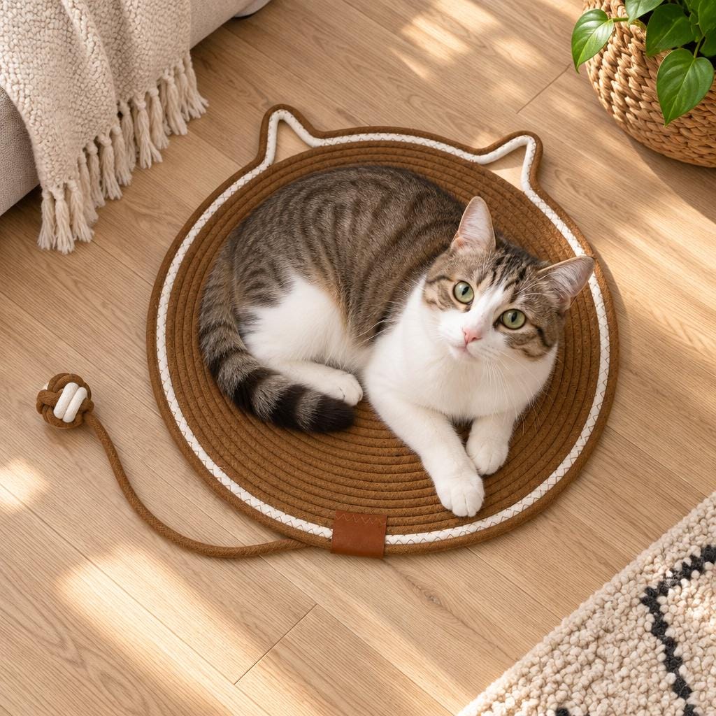 Colorful Cat Scratching Mat