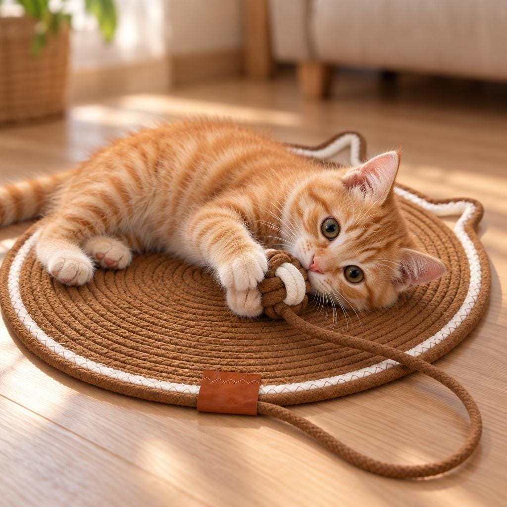 Colorful Cat Scratching Mat
