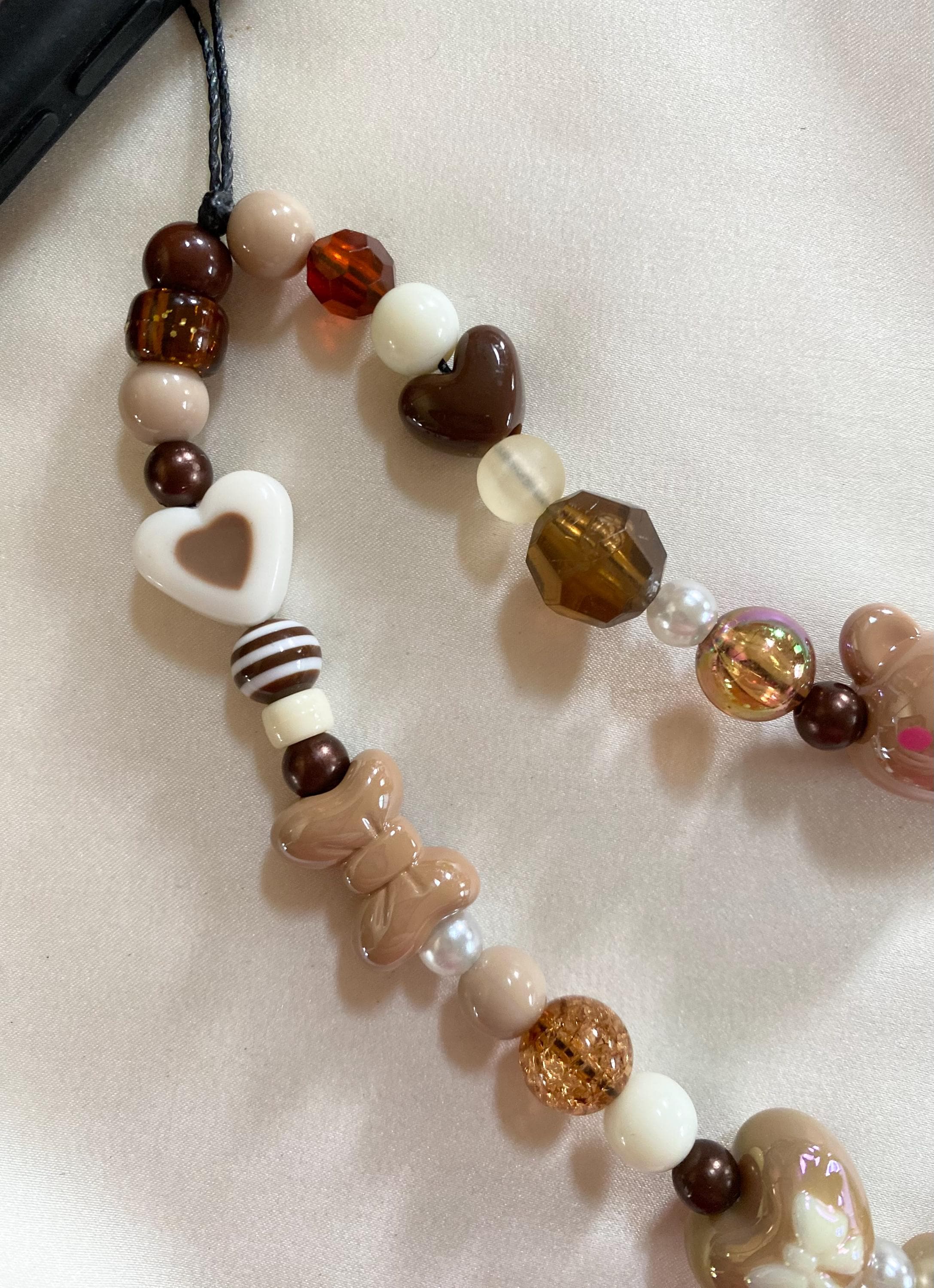 Cute Brown Bear Phone Charm Strap