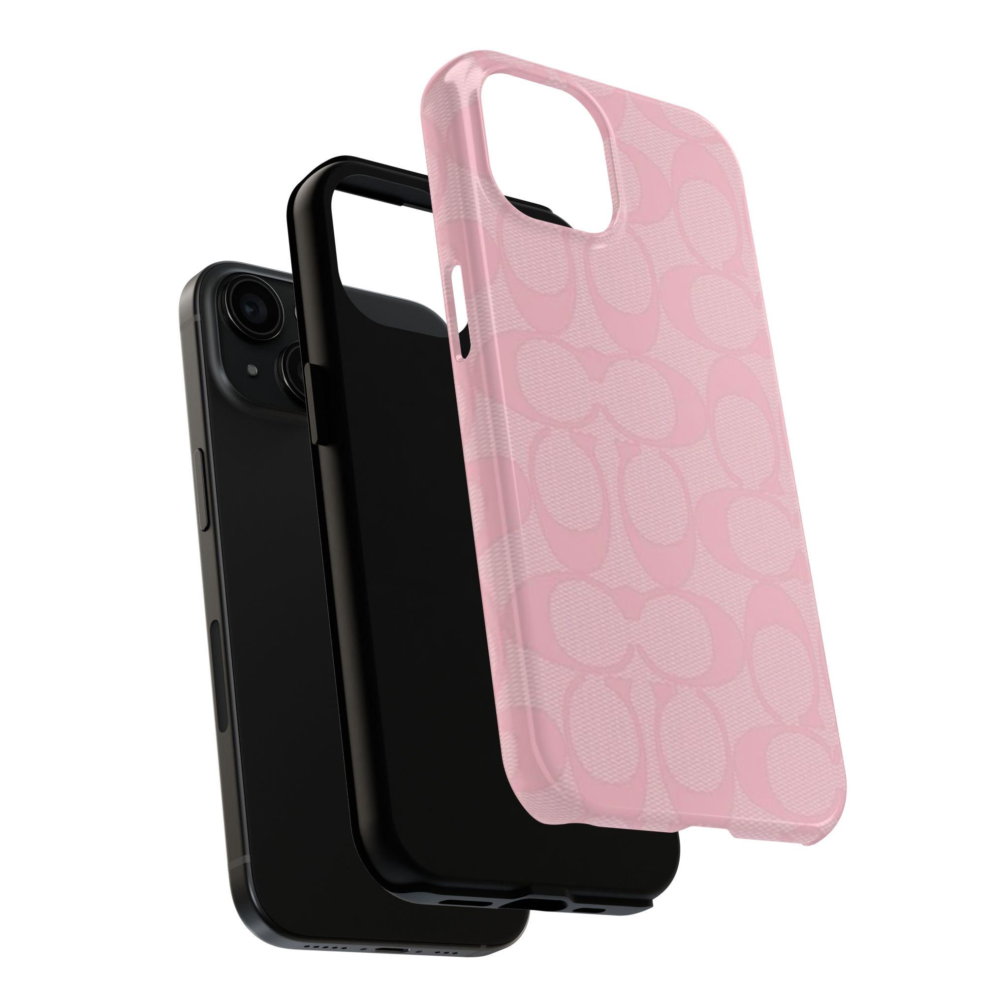 Tough Phone Case in Pink Pattern