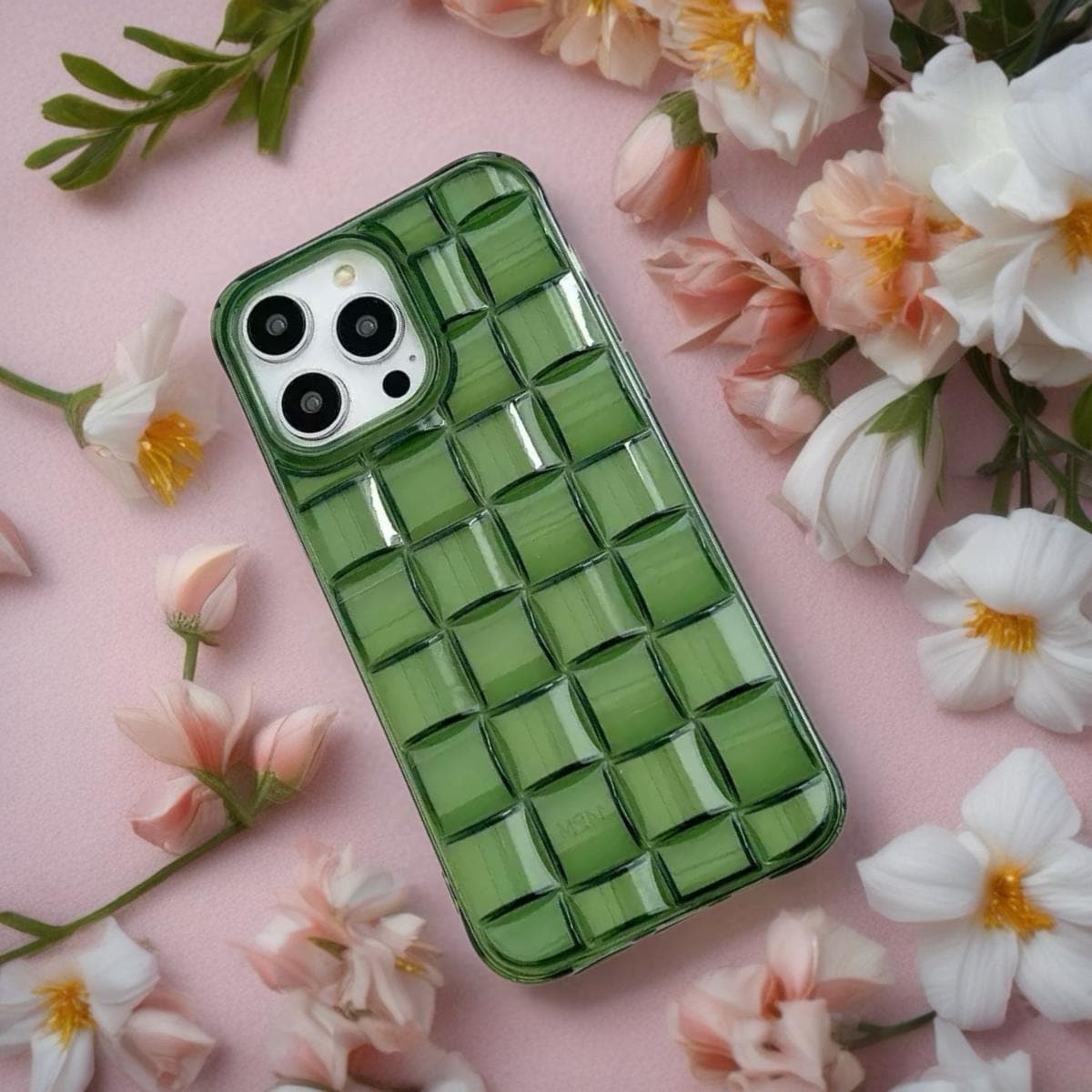 Emerald Cut Textured iPhone Case | Slim Protective Phone Cover