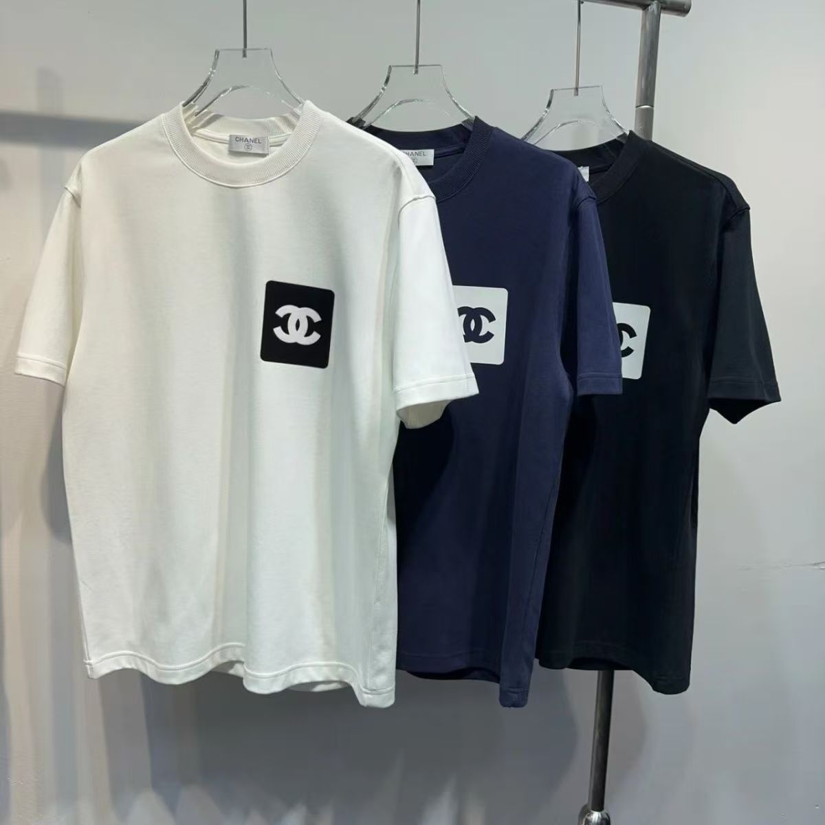 【S-5XL】夏季新品短袖T恤文字印花簡約修身版型男女T恤