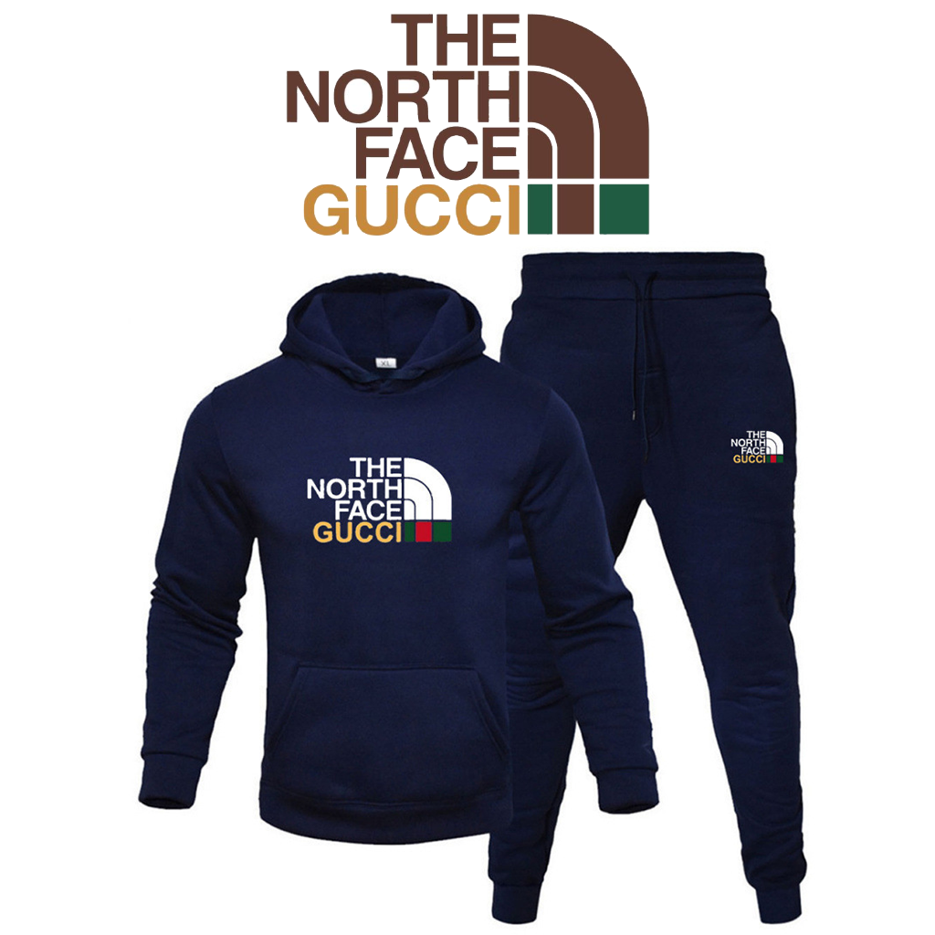 【THE NORTH FACE×GUCCI聯名】潮流運動套裝！！ [中性]