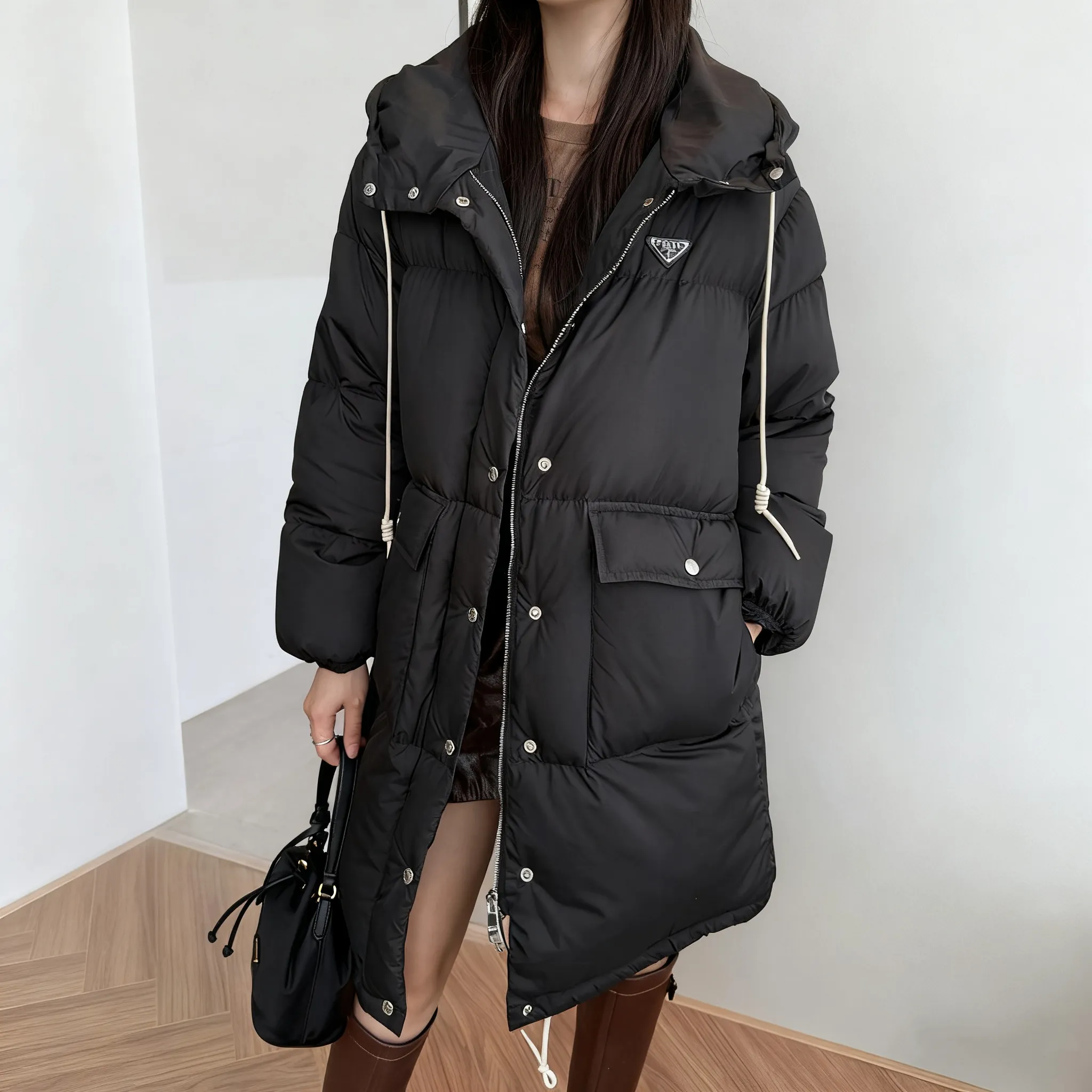 『S-L』提升美麗度 經典高品質 保暖 防風 顯瘦效果 百搭羽絨外套