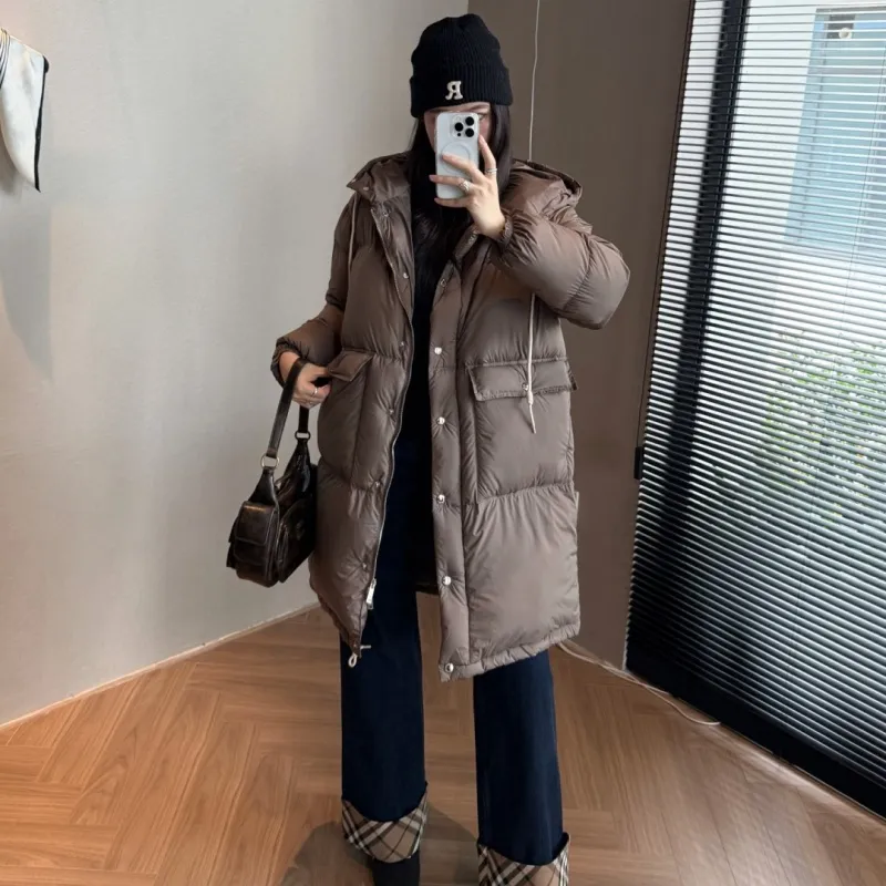 『S-L』提升美麗度 經典高品質 保暖 防風 顯瘦效果 百搭羽絨外套