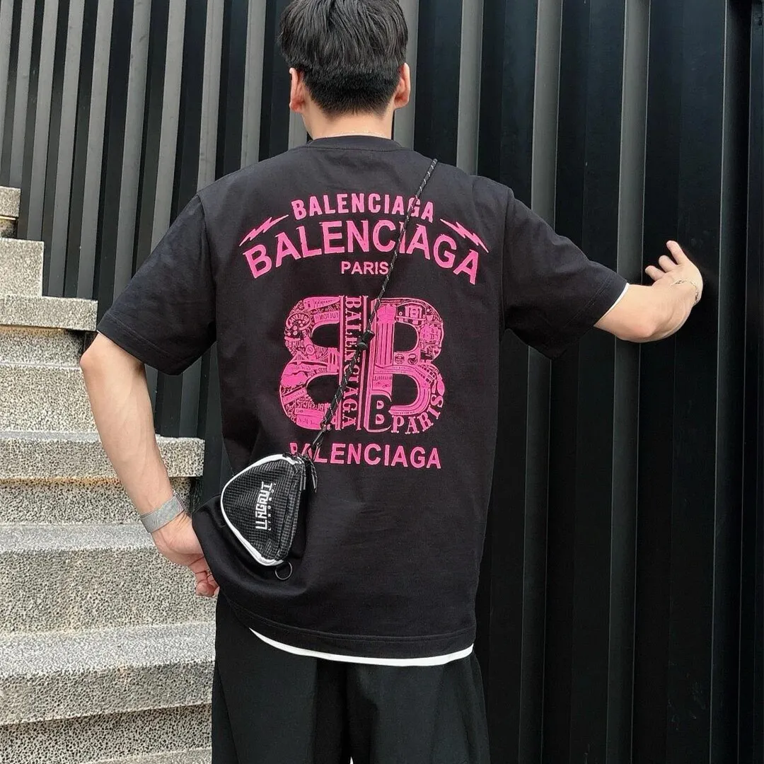 『S-4XL』最適合日常穿搭 也適合層次搭配 洗鍊的大人休閒 復古風印花 T恤