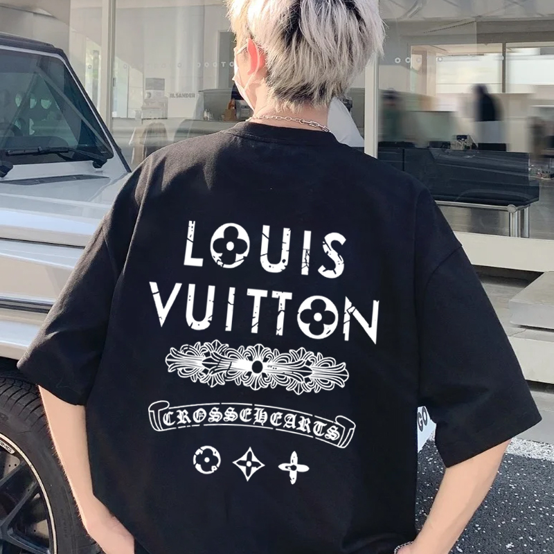 『S-4XL』絕對想要 寬鬆 觸感良好時尚 經典 簡約T恤