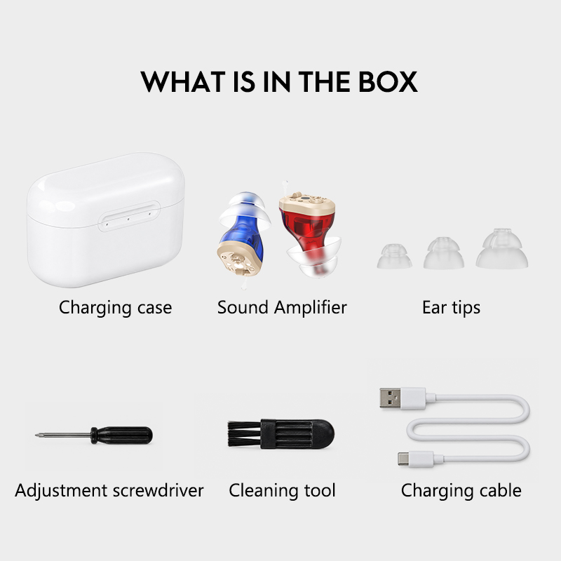 Audelvia CIC Rechargeable Sound Amplifier