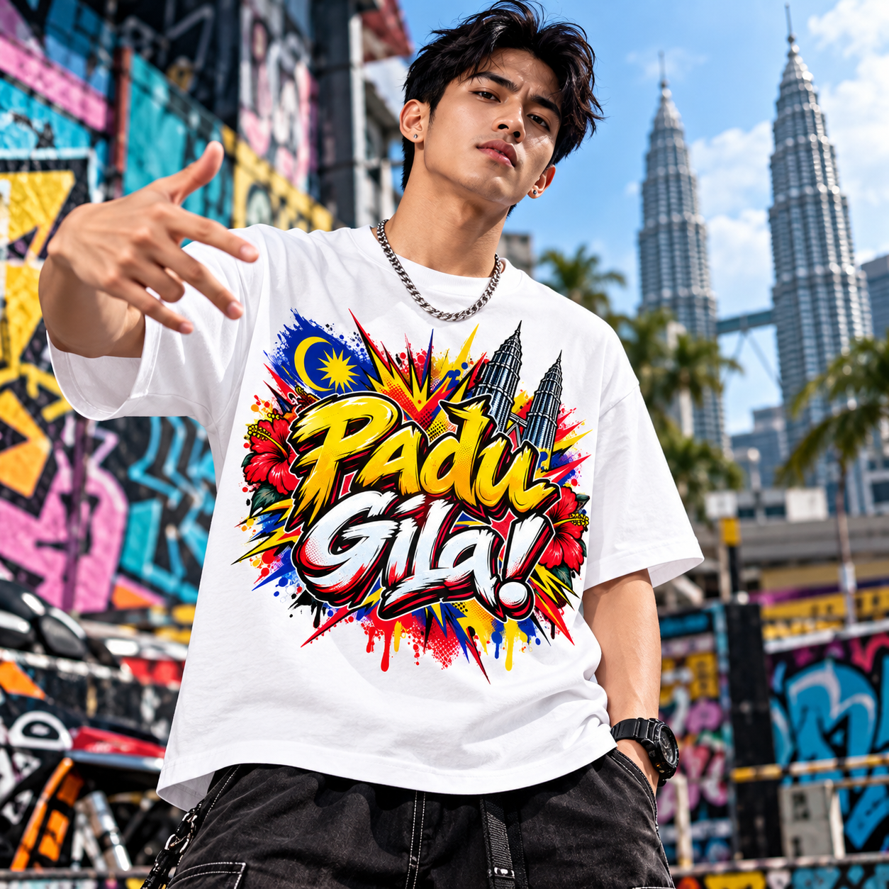 🇲🇾🔥 DISKAUN 50% KAW-KAW! Padu Gila Weh! 🇲🇾 T-Shirt Streetwear Lokal Malaysia 👑 | Style Budak KL • Design Merdeka • Cotton Premium • Memang Onz! ⚡