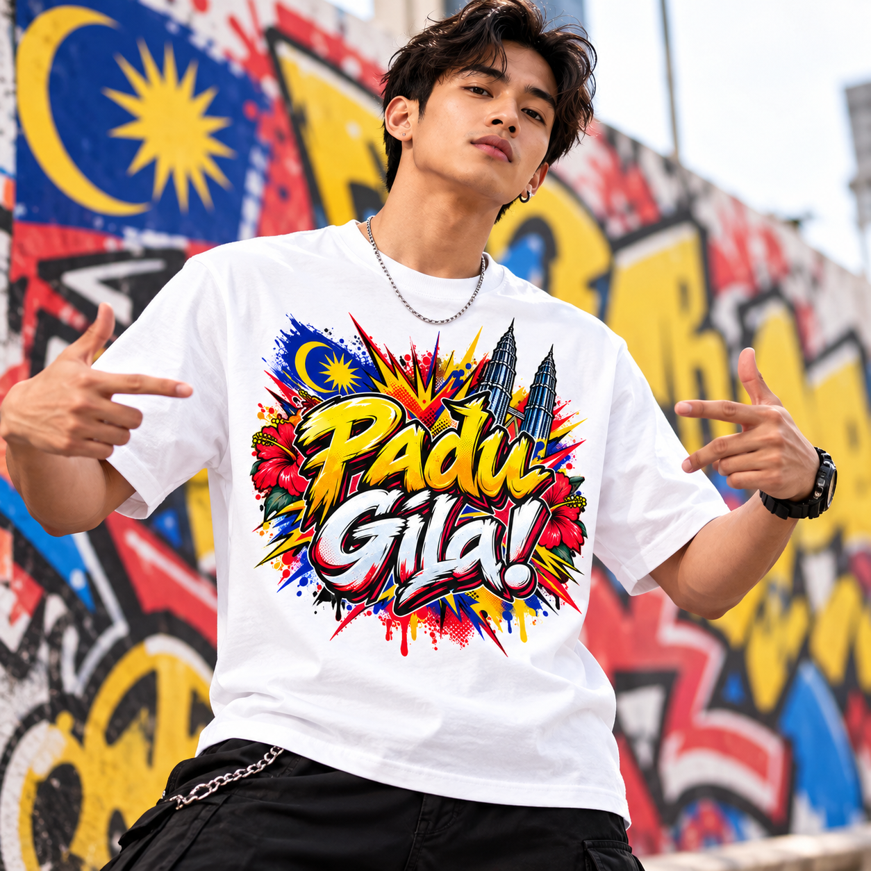 🇲🇾🔥 DISKAUN 50% KAW-KAW! Padu Gila Weh! 🇲🇾 T-Shirt Streetwear Lokal Malaysia 👑 | Style Budak KL • Design Merdeka • Cotton Premium • Memang Onz! ⚡