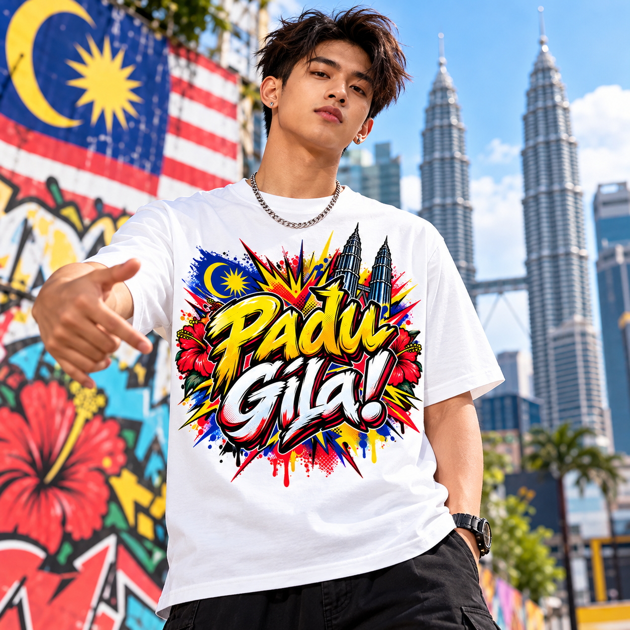 🇲🇾🔥 DISKAUN 50% KAW-KAW! Padu Gila Weh! 🇲🇾 T-Shirt Streetwear Lokal Malaysia 👑 | Style Budak KL • Design Merdeka • Cotton Premium • Memang Onz! ⚡