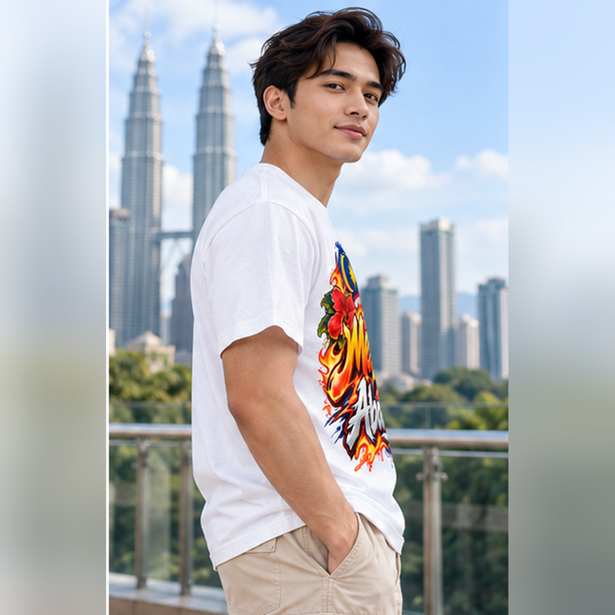 🇲🇾🔥 PROMOSI 50% OFF! Menyala Abangku T-Shirt Premium Cotton 👑 | Baju Lelaki Streetwear Malaysia | Selesa & Bergaya ✨