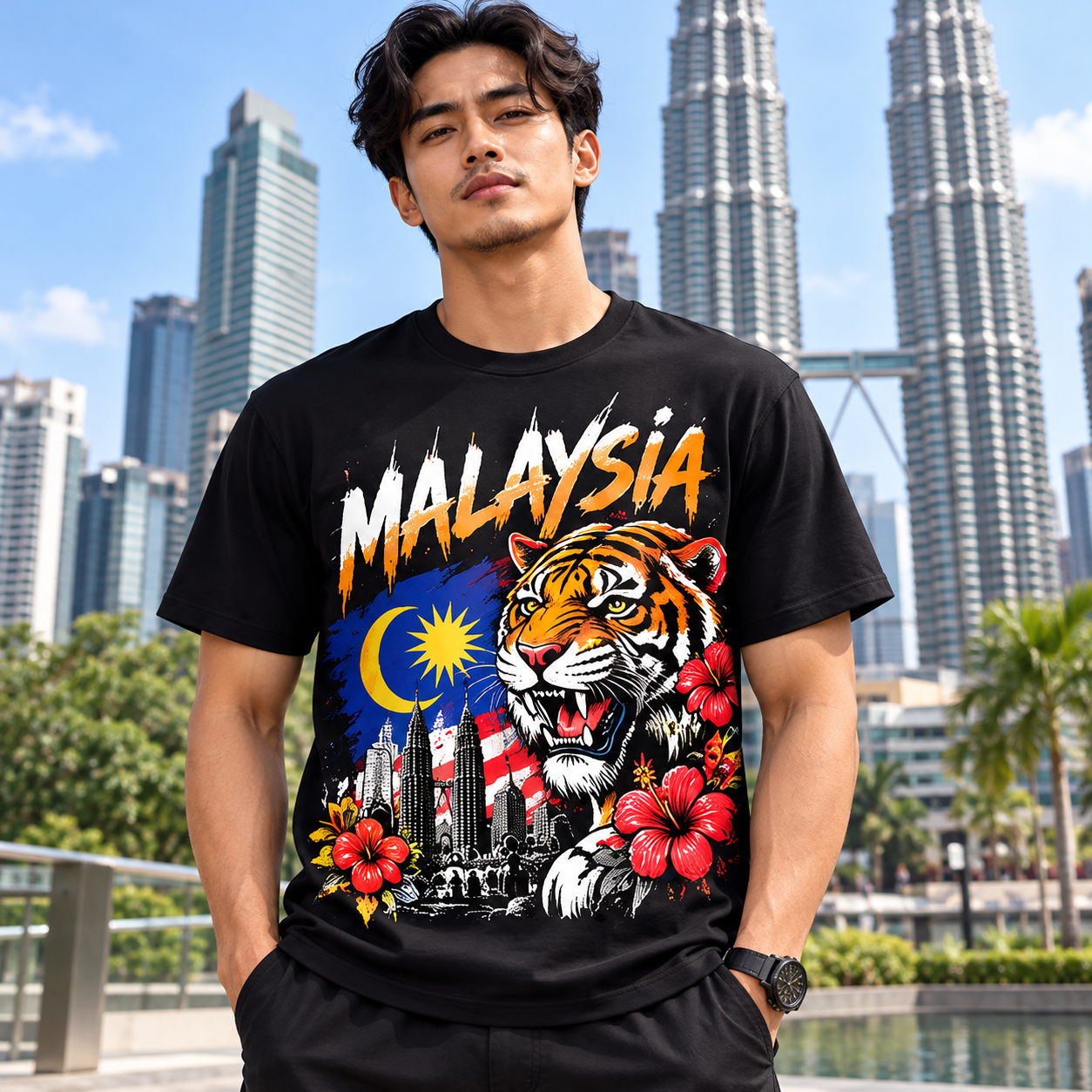 🇲🇾🔥 T-Shirt Harimau Malaysia | Rekaan Eksklusif CetakKita | Promosi 50% Masa Terhad!