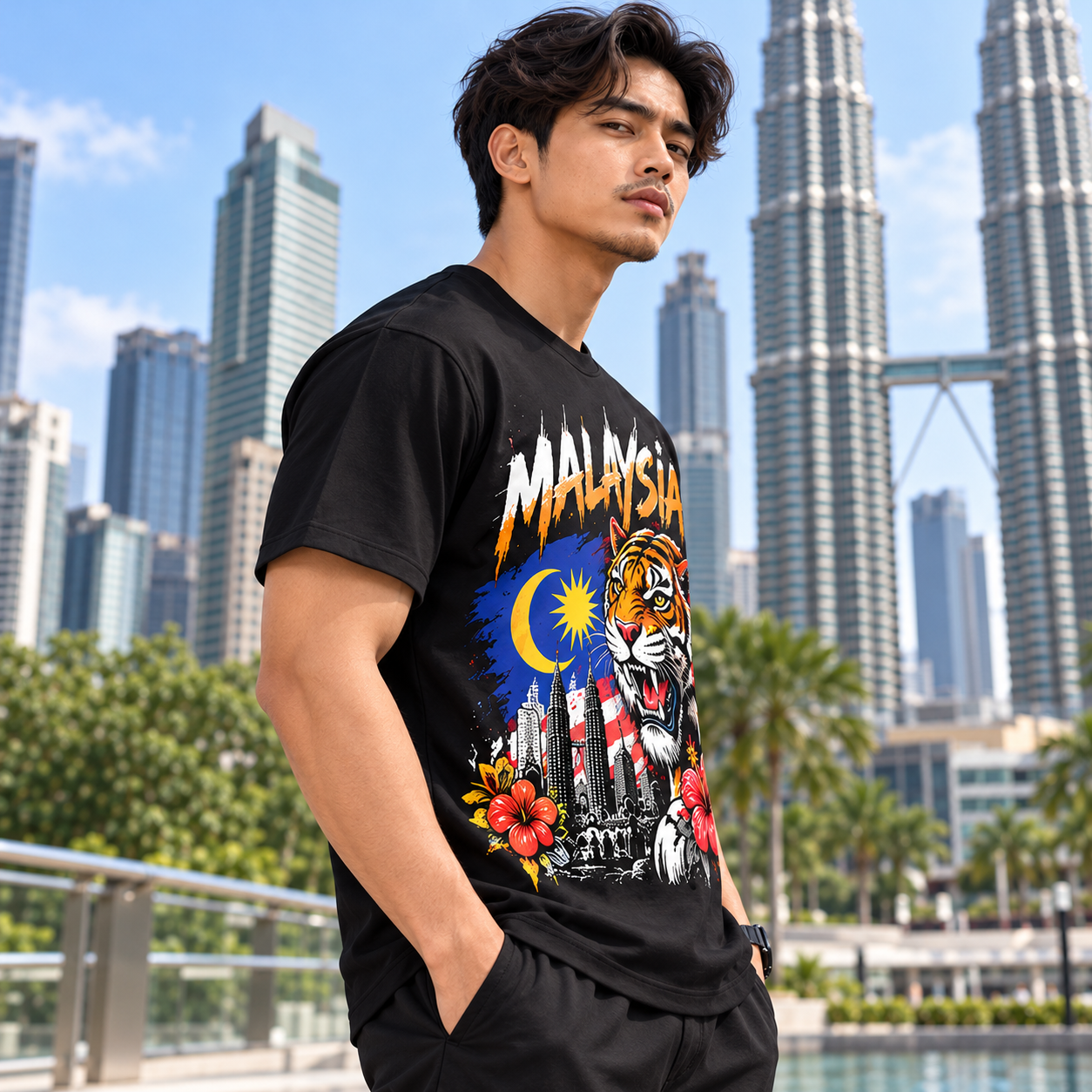 🇲🇾🔥 T-Shirt Harimau Malaysia | Rekaan Eksklusif CetakKita | Promosi 50% Masa Terhad!