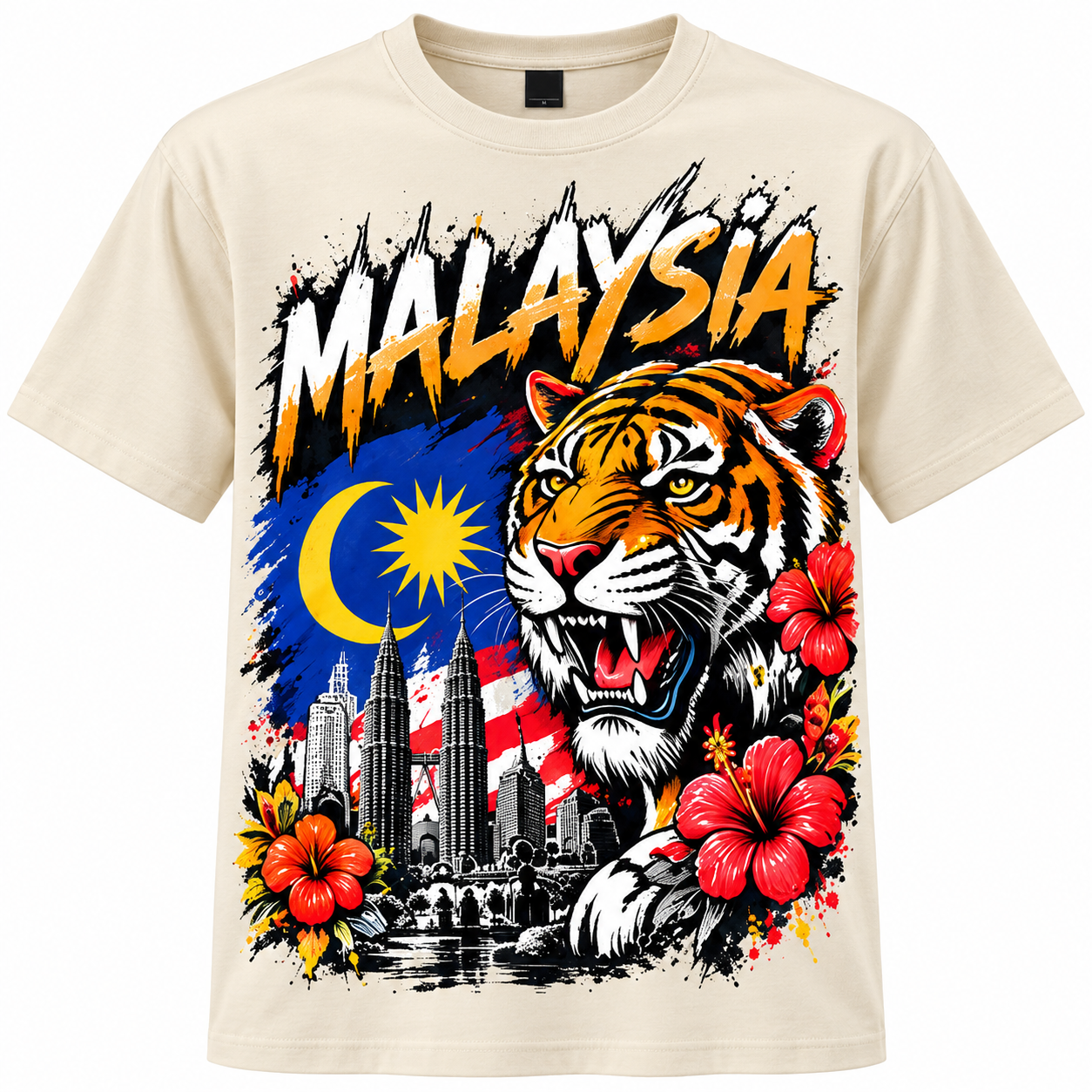 🇲🇾🔥 T-Shirt Harimau Malaysia | Rekaan Eksklusif CetakKita | Promosi 50% Masa Terhad!