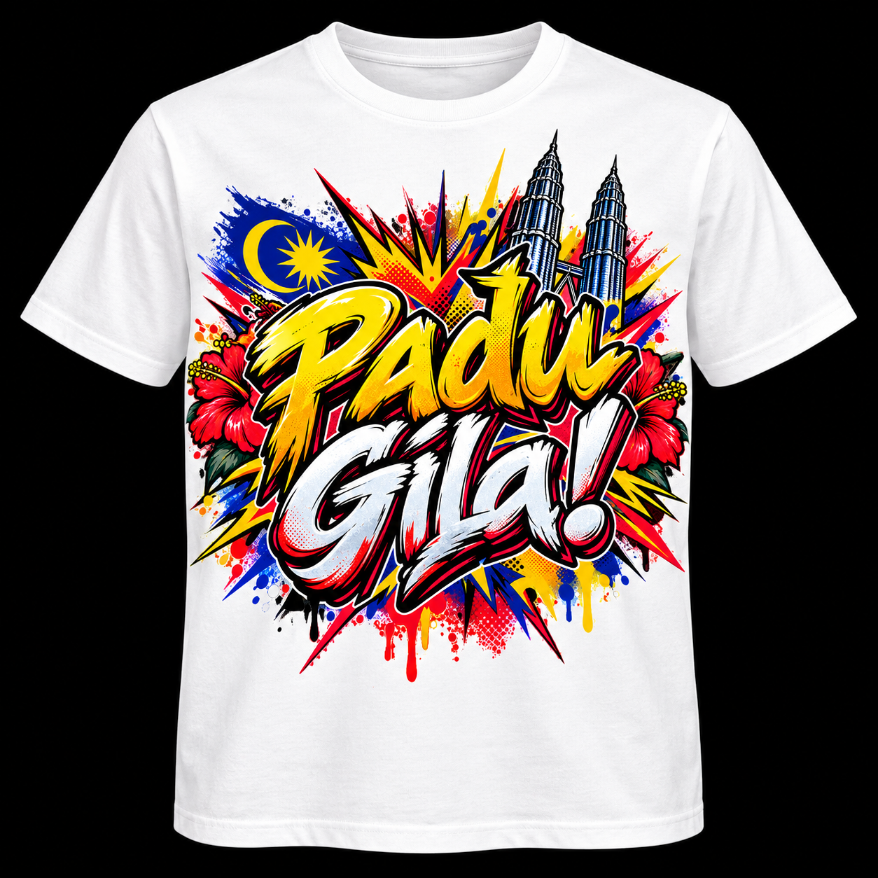 🇲🇾🔥 DISKAUN 50% KAW-KAW! Padu Gila Weh! 🇲🇾 T-Shirt Streetwear Lokal Malaysia 👑 | Style Budak KL • Design Merdeka • Cotton Premium • Memang Onz! ⚡