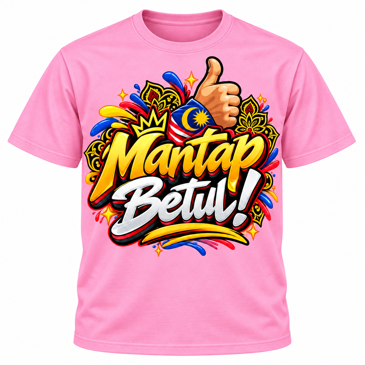 🇲🇾🔥 DISKAUN 50% KAW-KAW! Mantap Betul Weh! 👍 T-Shirt Lelaki Premium Streetwear Malaysia | Design Jalur Gemilang • Style Anak Malaysia • Memang Padu Habis! ⚡👑