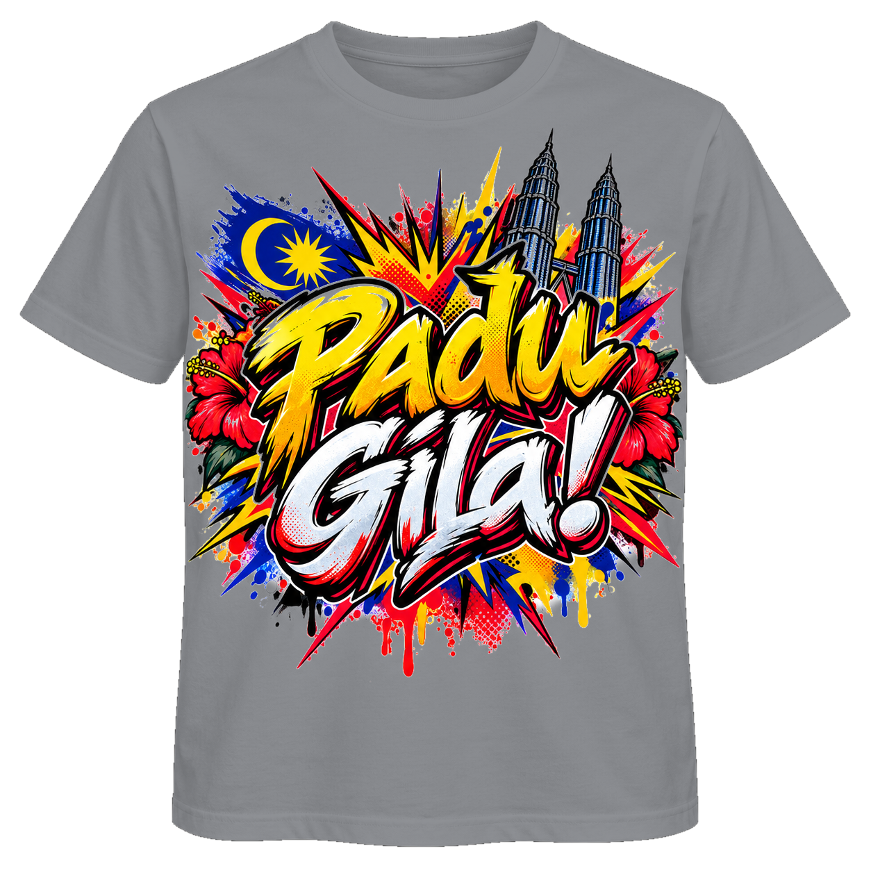 🇲🇾🔥 DISKAUN 50% KAW-KAW! Padu Gila Weh! 🇲🇾 T-Shirt Streetwear Lokal Malaysia 👑 | Style Budak KL • Design Merdeka • Cotton Premium • Memang Onz! ⚡