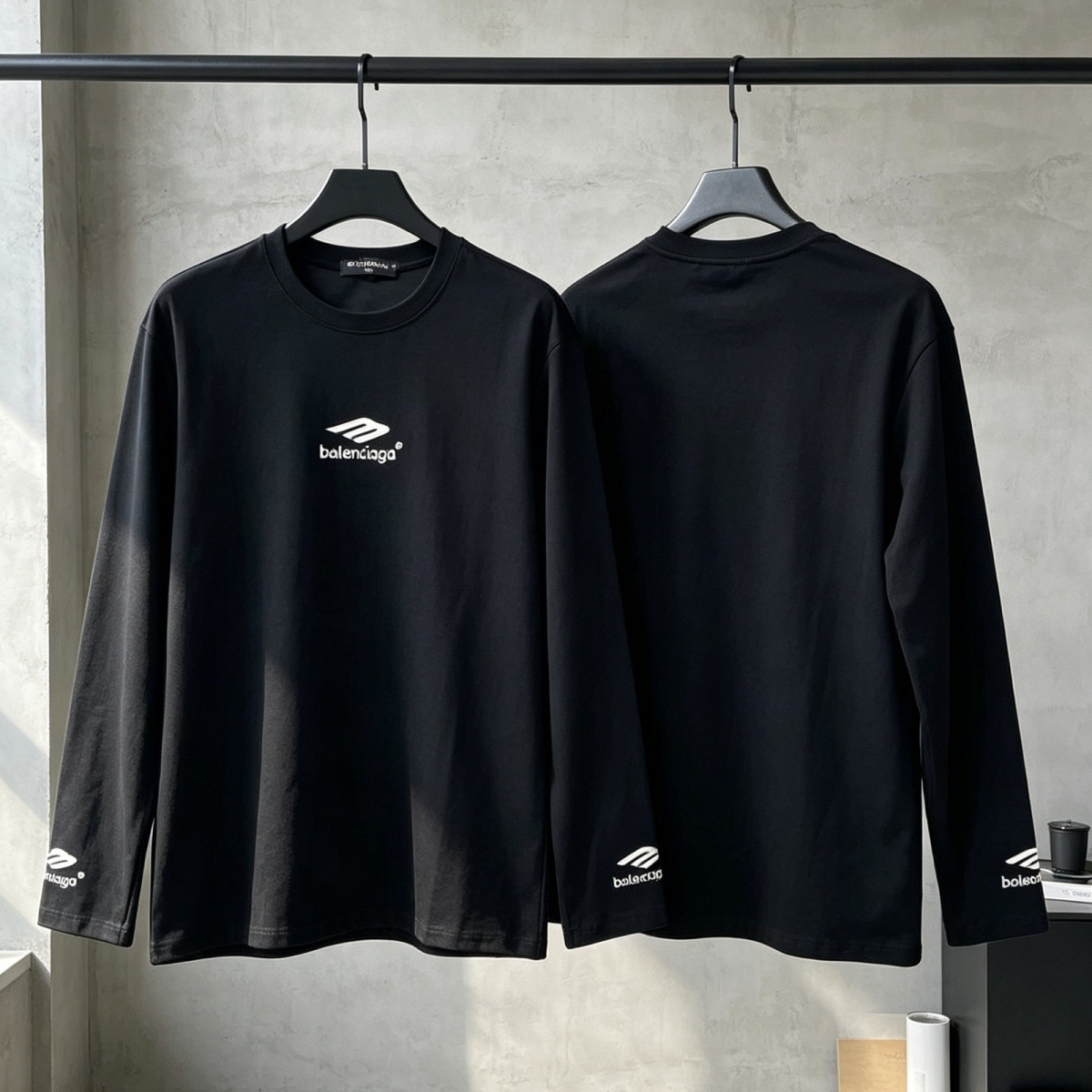 『S-XL』男女兼用のおしゃれな長袖カップルシャツ