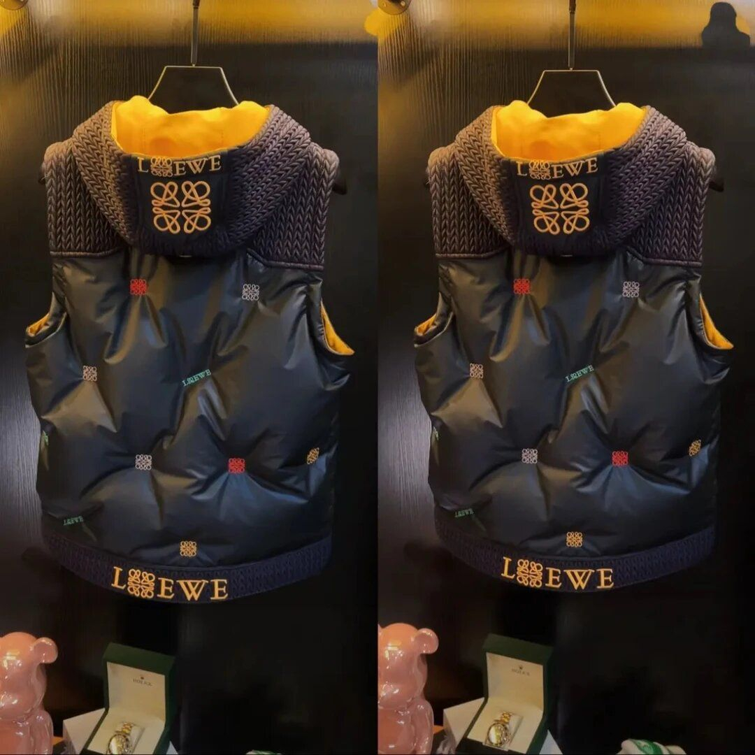 【M-4XL】高品質保温ベスト 繊細な刺繍デザイン 日常カジュアルアウター
