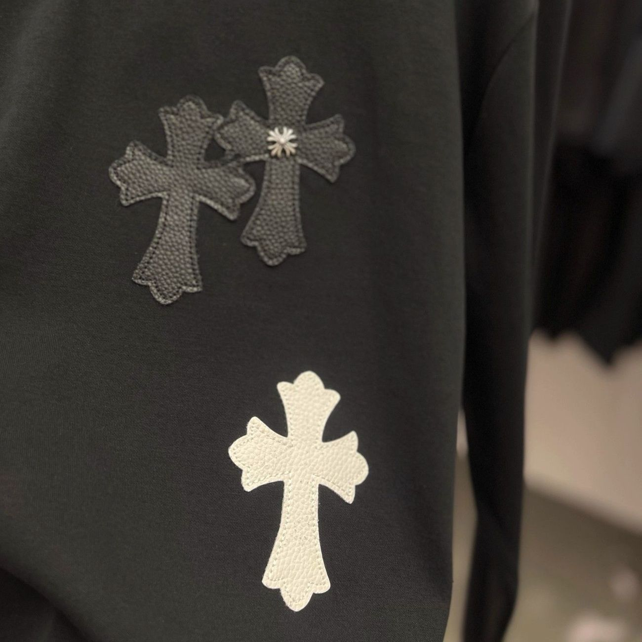 『M-3XL』新作長袖刺繍入り万能ファッションカジュアルスウェットシャツ