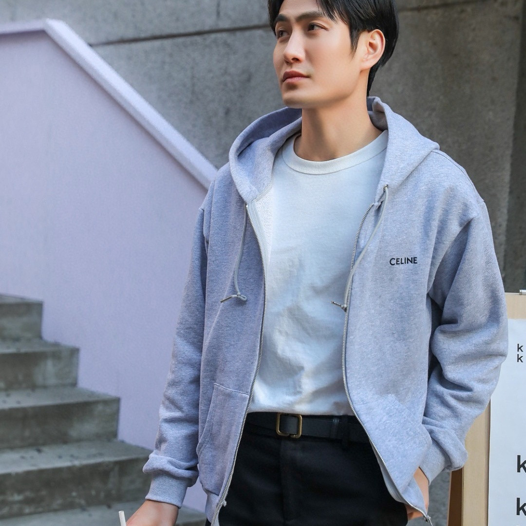 『S-XL』秋と冬に適したゆったりとしたフード付きスウェットシャツ
