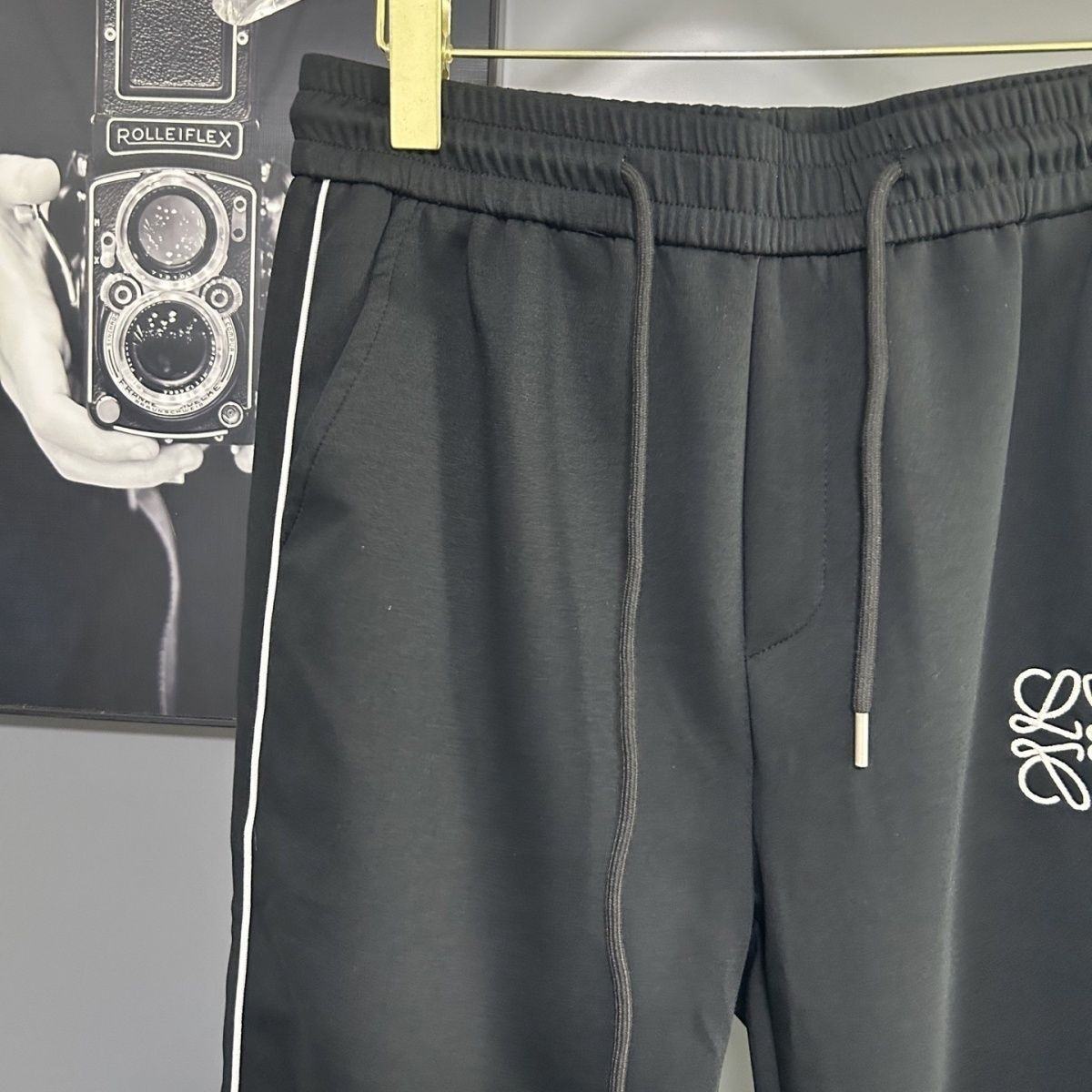 『M-4XL』ストレートレッグのカジュアルパンツ、ファッショナブルなスポーツパンツ