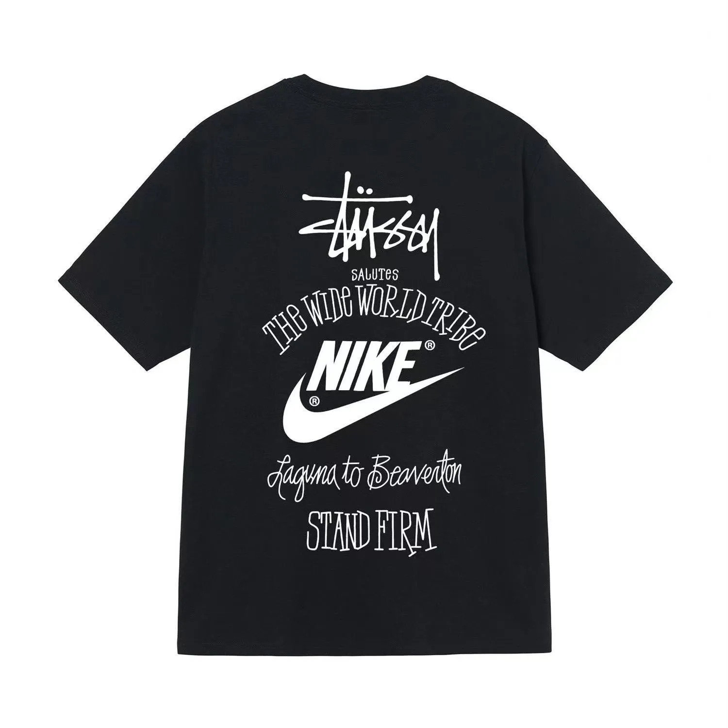 STUSSY NIKE joint graffiti T-shirt
